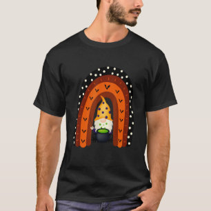T-shirt Costume de sorcière gnome Halloween Citrouille Aut
