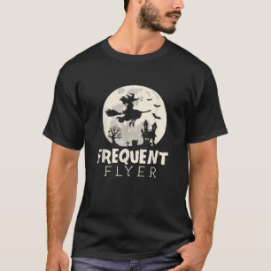 T-shirt Costume de sorcière Halloween Frequent Flyer