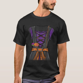 T-shirt Costume de sorcière Halloween T Chemise
