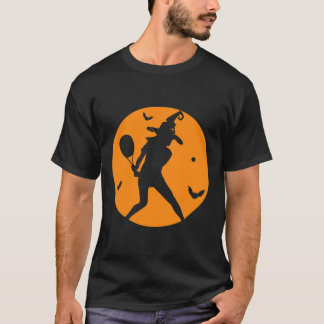 T-shirt Costume De Sorcière Halloween Tennis Pour Les Joue