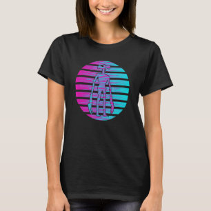 T-shirt Costume De Tête Siren Pour Garçons Retro Alien Dép