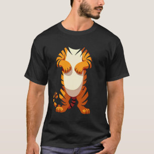 T-shirt Costume de tigre Costume d'animal tigre sans tête