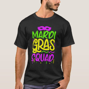 T-shirt Costume D'Équipe De La Fête Du Team Mardi Gras Pou
