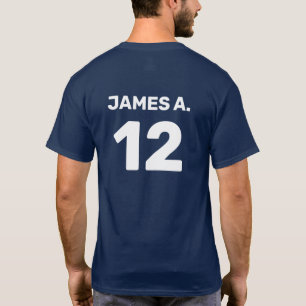 T-shirt Costume d'équipe modèle personnalisé (conception a