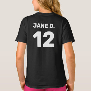 T-shirt Costume d'équipe modèle personnalisé (conception a