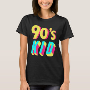 T-shirt Costume des années 90 Thème de la fête 90s tenue R