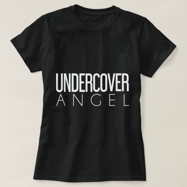T-shirt Costume d'Halloween Angel sous couverture (Design devant)