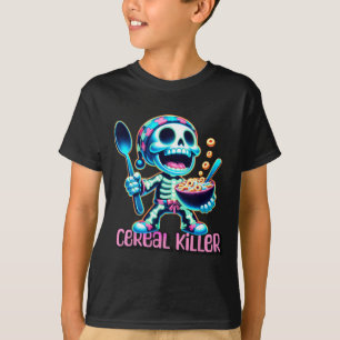 T-shirt Costume d'Halloween Cereal Killer Funny Breakfast 