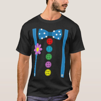 T-shirt Costume d'Halloween clown Funny Carnival Cravate d