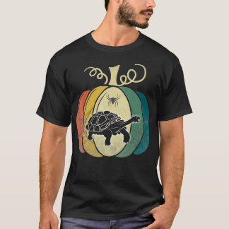 T-shirt Costume d'Halloween de Tortue Citrouille vintage