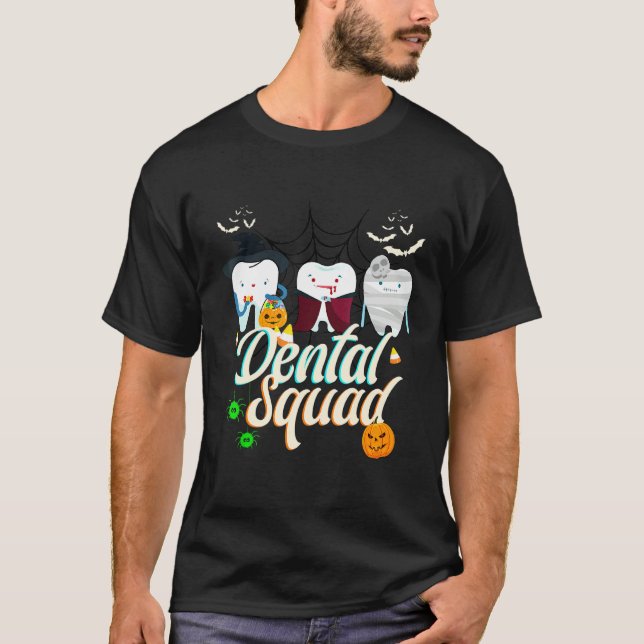 T-shirt Costume d'Halloween Dentiste de l'équipe dentaire  (Devant)