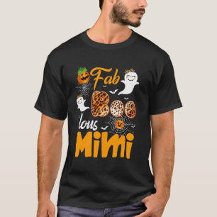 T-shirt Costume d'Halloween effrayant Mimi Lous Fab Boo Lé