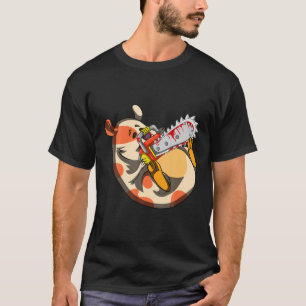 T-shirt Costume d'Halloween éffrayant tronçonneuse Horreur