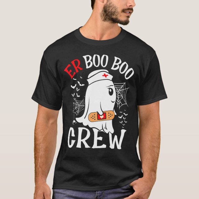 T-shirt Costume d'Halloween ER Boo Boo Boo Infirmière de l (Devant)