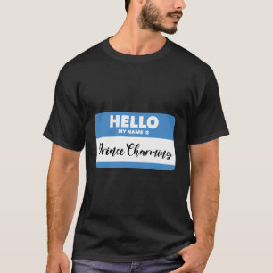 T-shirt Costume d'Halloween facile Prince Charming Nom Bal