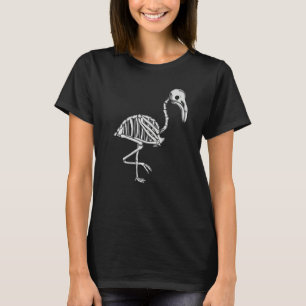 T-shirt Costume d'Halloween Flamingo Squelette Effrayant É