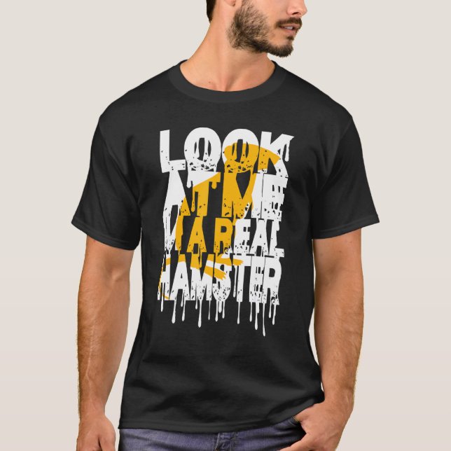 T-shirt Costume d'Halloween Lazy Hamster Enfants Easy Anim (Devant)