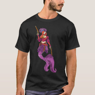 T-shirt Costume d'Halloween magique de sirène de pirate