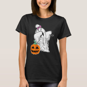 T-shirt Costume d'Halloween mignon Dabbing Shih Tzu