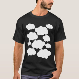 T-shirt Costume d'Halloween Nuages blancs