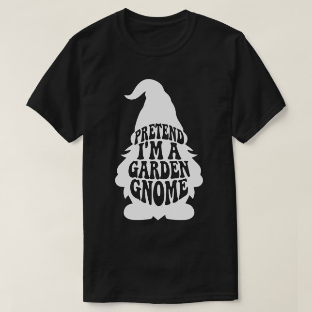 T-shirt Costume d'Halloween pour adultes Faire semblant d' (Design devant)