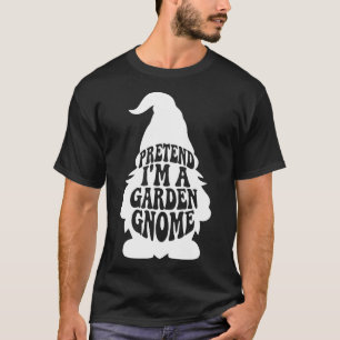 T-shirt Costume d'Halloween pour adultes Faire semblant d'