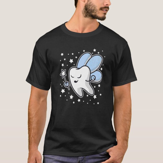 T-shirt Costume d'Halloween pour dents mignonnes Assistan  (Devant)