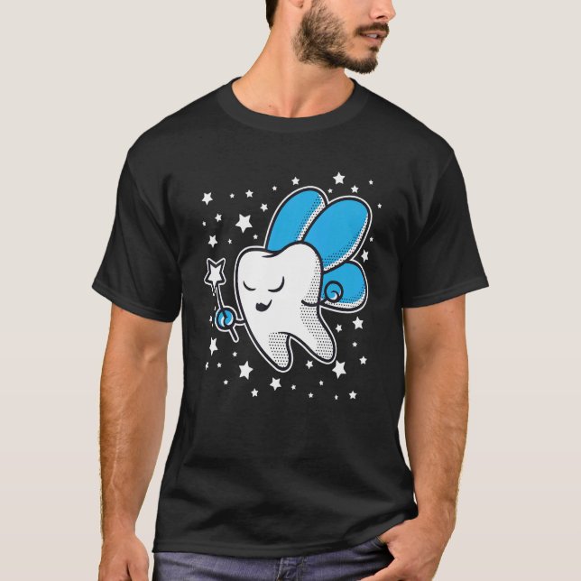 T-shirt Costume d'Halloween pour dents mignonnes Assistan  (Devant)