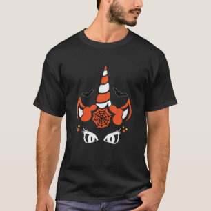 T-shirt Costume d'Halloween Unicorne Éffrayant Unicorne Ha