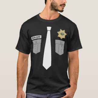 T-shirt Costume d'Halloween uniforme de l'agent correction