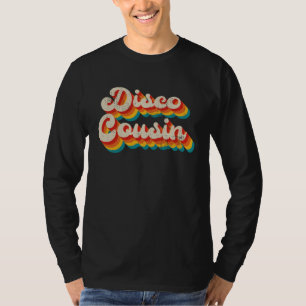 T-shirt Costume Disco 70s Vintage Hommes Femmes Rétro Disc