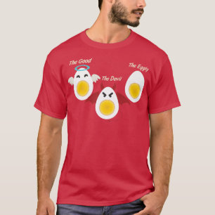 T-shirt Costume d'oeuf défiguré amusant plaisanterie Hallo