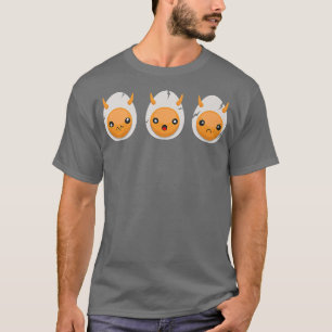 T-shirt Costume d'oeuf défiguré amusant plaisanterie Hallo