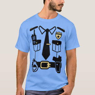 T-shirt Costume d'officier de police pénitentiaire d'Hallo