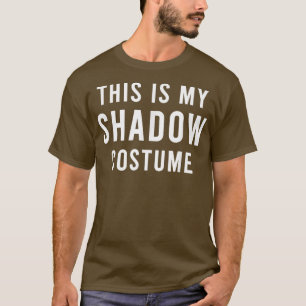 T-shirt Costume d'ombre facile Funny Trick Treat Candy