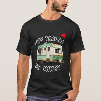 T-shirt costumé Drôle Trailer Trash