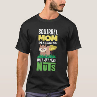T-shirt Costume Écureuil Vêtements Nuts Fête Mère Cadeau S