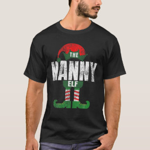 T-shirt Costume Elf vintage Nanny Correspondant Cadeaux Fa