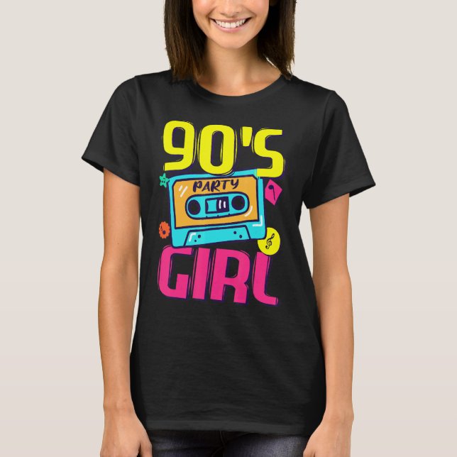 T-shirt Costume féminin 90's Girls Outfit 90s Party Costum (Devant)