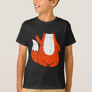 T-shirt Costume Fox mignon animal facile Halloween cadeau
