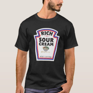 T-shirt Costume Halloween assorti Riche crème aigre boute
