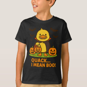 T-shirt Costume Halloween Canard Drôle - Quack Je Veux Dir
