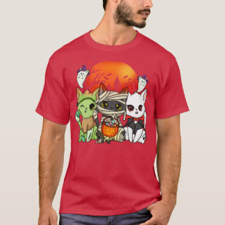 T-shirt Costume Halloween Chat Halloween