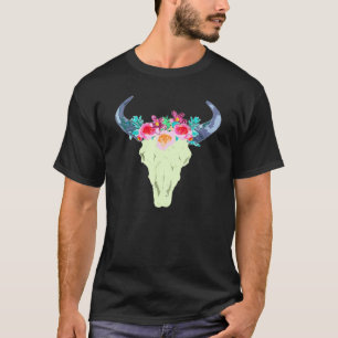 T-shirt Costume Halloween Crâne de Vache Jour des Morts