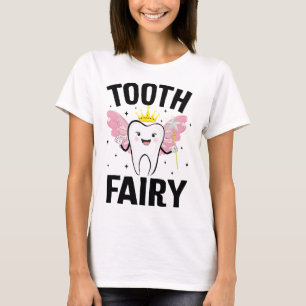 T-shirt Costume Halloween Fée Drôle Pour Femmes Enfants