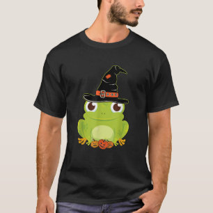 T-shirt Costume Halloween Frog Drôle Pour Enfants Hommes F