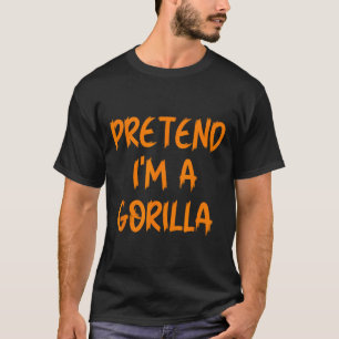 T-shirt Costume Halloween Je Suis Un Gorille Enfant Paress