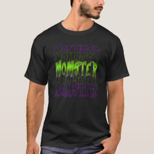T-shirt Costume Halloween pour mère Momster Horreur Octobe