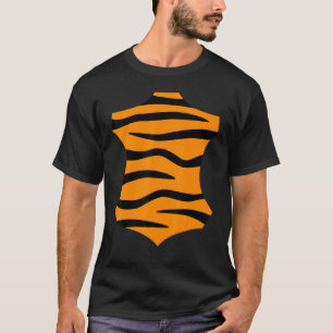T-shirt Costume Halloween Tiger Costume Hommes Garçons Tig