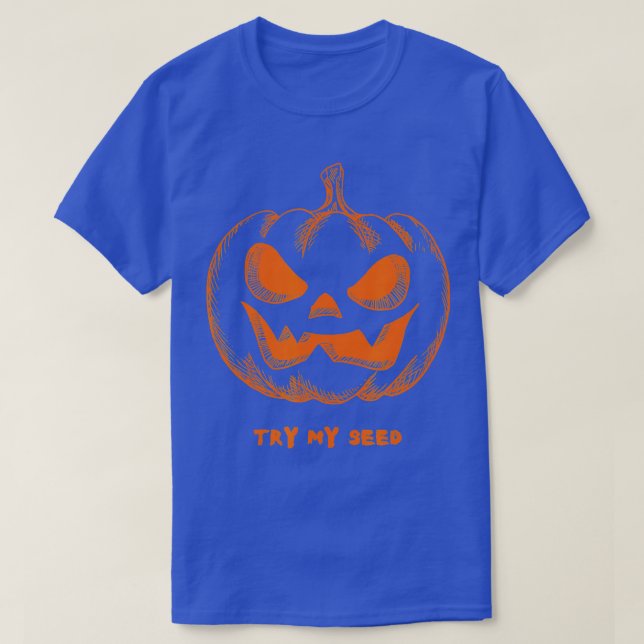 T-shirt Costume homme Citrouille Halloween amusant - 1 (Design devant)